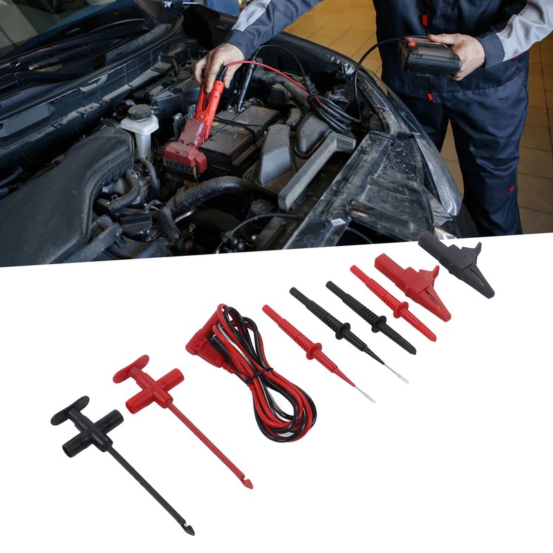 Test Lead Set Brass Tips PVC PA Test Line Multimeter