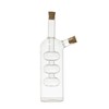 Creative Co-Op Hand-Blown Glass Oil and Vinegar Cruet