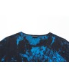 LETAOTAO Camisetas grandes y altas para hombre, teñido anudado, 100%