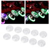 10Pcs Guitar Effect Pedal Footswitch Topper ABS Clear Single Pedal