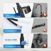 Matte Black Kitchen Faucet with Pull Down Spayer Arofa Single