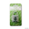 6-Digit Combination Padlock with Key Key 12ea