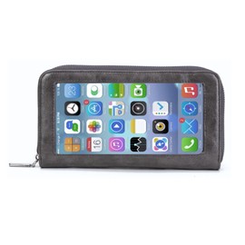 Small Crossbody Bag Touch Screen Phone Bag Shoulder Handbag Wallets Purse for Women & Girls (#4 Grey)