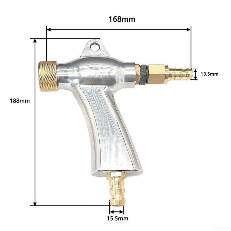 Sandblasting Tool Set with 5 Ceramic Nozzles for Sandblasting