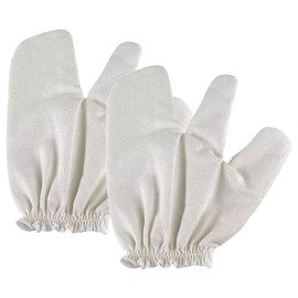 SGZIOO Garshana Gloves Silk, Raw Silk Garshana Gloves, Silk Gloves for Body Shower, Deep Cleansing Exfoliating Gloves for Body, Silk Exfoliating Mitt for Body, Body Exfoliator Mitt for Bath Shower