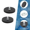 20 Sets Rubber Coated Magnets 24LB M6 Male Threaded Studs