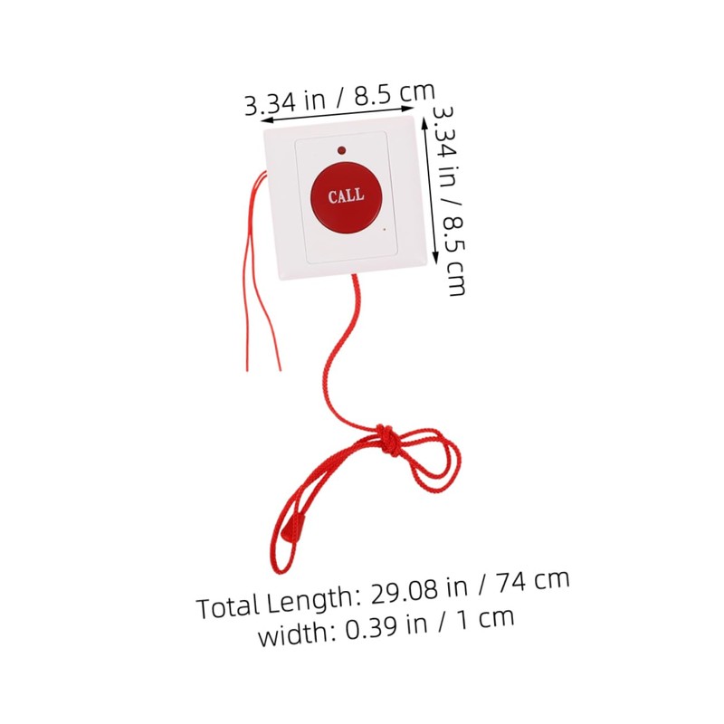 Gatuida 2pcs Wall Mount Emergency Call Button for Elderly Sos