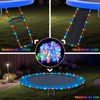JMEXSUSS 200 LED Trampoline Accessories Solar Rope Light, 66ft IP