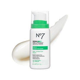 No7 Derm Solutions 100hr Hydrating Face Moisturizer - Face Cream Formulated with Ceramides, Niacinamide & Adaptogens to Help Maintain Moisture Barrier - For Sensitive & Dry Skin (3 Fl Oz)