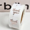 Thank you appreciation sticker round sticker gift packaging 500 sheets white Small item packaging sticker 5ea