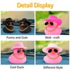 wonuu Car Dashboard Rubber Duck Ornament, Car Decoration Ducks with