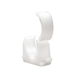Talon - ‎22mm Single Hinged Pipe Clips - Pack of 100 - Natural - 360° Fixing for Pipework - Temperatures Up to 85°C (185°F) - Safe for Use On Plumbing, Gas and Air Conditioning Pipe - UV Stabilized