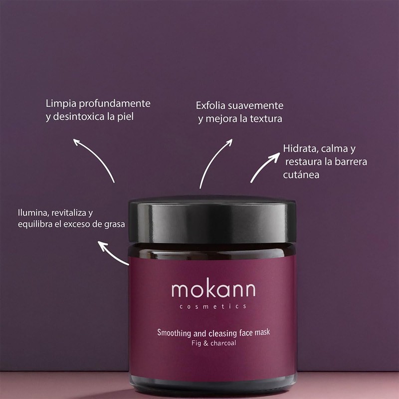 mascarilla facial carbón higo detox limpieza piel mixta grasa 60ml