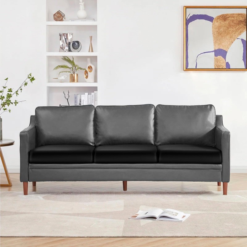 YISUN Waterproof PU Leather Couch Seat Covers, Stretch Individual Seat
