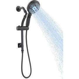 XIAMEN JASLEN SANITARY WARE CO.,LTD. Veken Handheld Shower Head With Filter 1.8 GPM - MATTE BLACK - SHF5V103