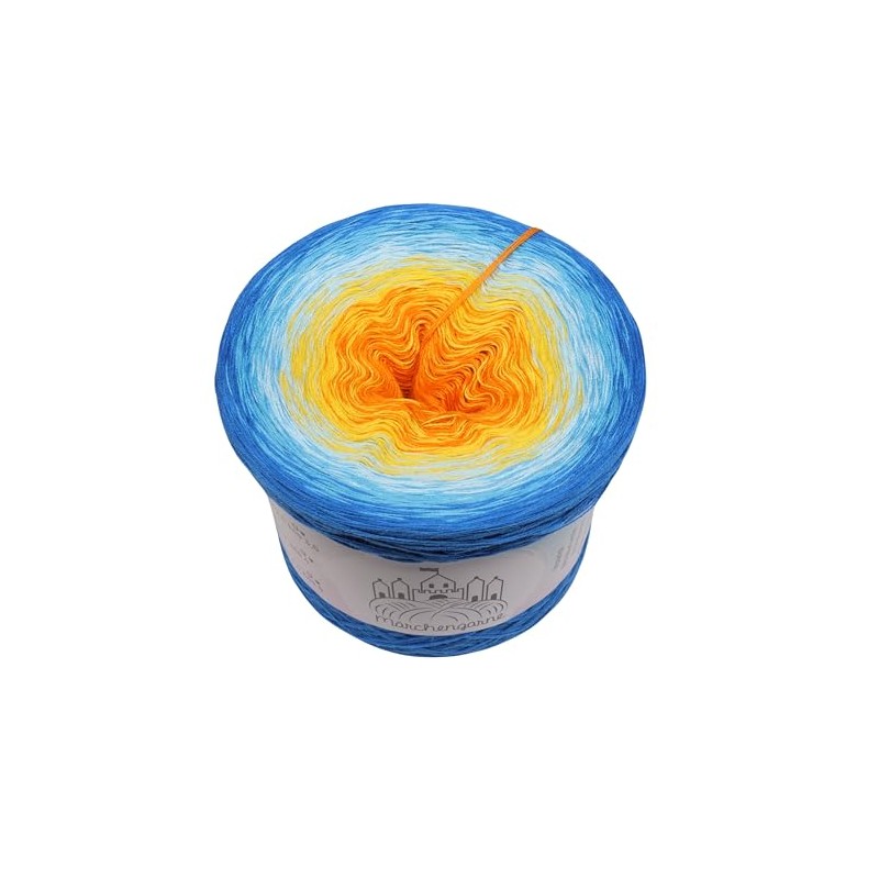 Colour Gradient Yarn, Sunrise by the Sea, 5, 4 or