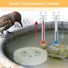 Bird Bath Heater,Birdbath Heater for Winter Outdoors, 70 Watts Pond