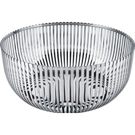 Alessi Obstschale aus Edelstahl, Silber,22 x 25 x 15 cm