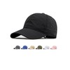 HIQIU Summer Mesh Breathable Quick Drying Baseball Cap Men, Outdoor