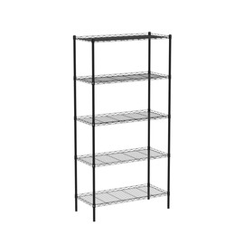 EFINE 5-Shelf Shelving Unit with Shelf Liners Set of 5, Adjustable, Metal Wire Shelves, 150lbs Loading Capacity Per Shelf, Shelving Units and Storage for Kitchen and Garage