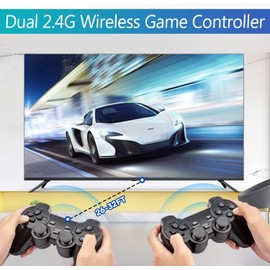 Retro Gaming Console - Wireless Retro Game Stick, Plug and Play Video Game System with 20000+ Classic Games, 2.4GHz Wireless Controllers, HDMI Retro Game Console for TV (First Edition)
