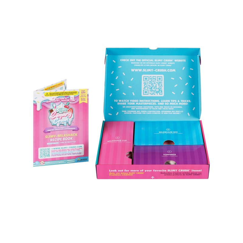 SLIMY Sugary Crush Milkshack, Slime and Clay Creative Set, Baking