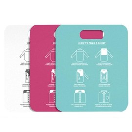 Zerodis Shirt Folding Board, Tshirt Folding Board Clothes Folding Board Plastic Laundry Folder Home Storage Tool for Adults (white)