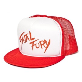 Fatal Fury Unisex-Adult Trucker Hat -One-Size Red/White
