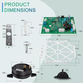 FDXLICB1930 FD Integrated Control Board Replacement Kit fit for Universal Hayward H-Series Low Nox Pool Heater, Suitable for H150FDN/FDP, H200FDN/FDP H250FDN/FDP, H300FDN/FDP, H350FDN/FDP, H400FDN/FDP