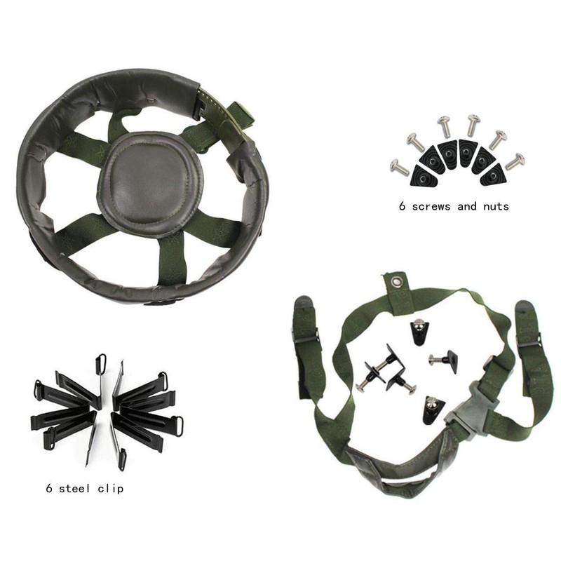 Retention SystemTactical Steel Helmet Chin Strap Lining Suspension System for