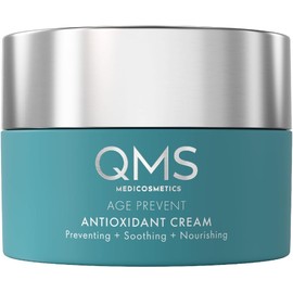 QMS Crema Antioxidante De Día Y Noche Medicosmetics Age Prevent: Crema Hidratante Intensiva Que Ayuda A Prevenir El Daño De Las Agresiones Ambientales. Para Piel Seca, Estresada Y Madura. 50 G.