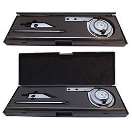 Stainless Steel Universal Dial Bevel Protractor Indicator 6" 12" Blade 90 Degree