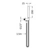 Hudson Reed A3264 Square Outlet Elbow with Parking Bracket Plus
