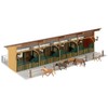 Faller 130597 H0 Horse Stable with 4 Horses