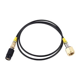 GURUDAR CO2 Cartridges CO2 Tank Direct Adapter with 60Inch High Pressure Hose, CGA320 CO2 Cylinder to TR21-4 G1/2 Soda Maker direct Connector for SodaStream Sodamate Soda Club