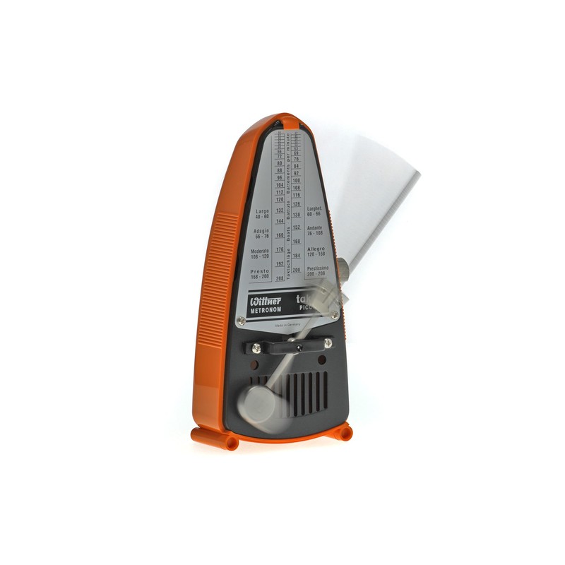 Wittner Taktell Piccolo Metronome - Neon Orange
