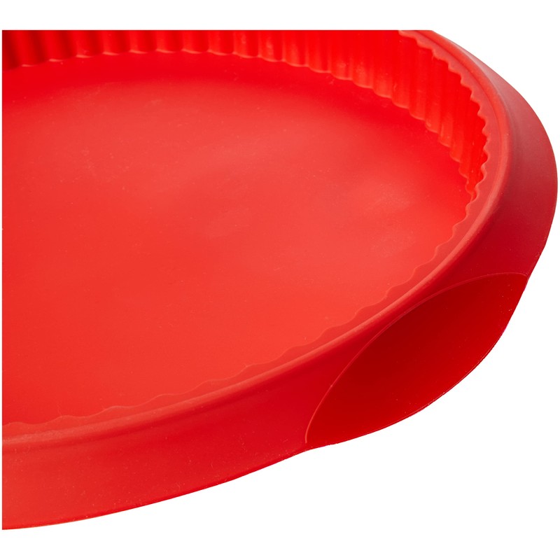Lékué Quiche-Form, Silikon, rot, 28 cm