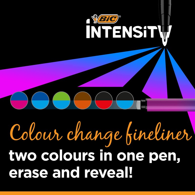 BIC Intensity Colour Change Felt Pen x6