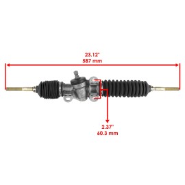 Caltric Steering Rack and Pinion Fits Club Car 1022886-01 1036797-01 102288601 103679701