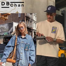 DBChan 12 parches de hierro para coser zodiacal, parche termoadhesivo Sagitario, apliques circulares misteriosos para mochila, ropa, sombrero