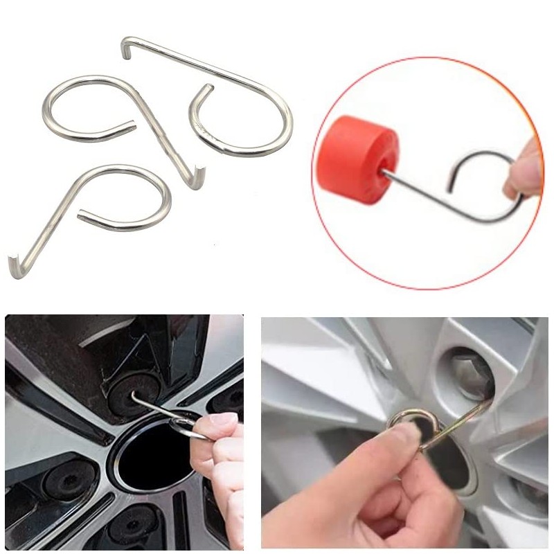 Wheel Bolt Caps Tool, Pack of 9 Replacement Hub Caps