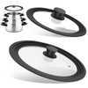 Universal Lids for Pots, Pans and Skillets, Fits 7", 8",