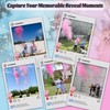 POPUPARTY 2Pack pink Gender Reveal Confetti smoke Powder Cannon, Confetti