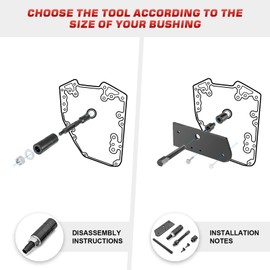 Mofun Evolution Inner Single Cam Bearing Puller Tool Compatible with Harley Single Cam EVO Softail Dyna Sportster Road King Electra Glide 1984-2023