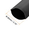 sourcing map Heat Shrink Tubing, 80mm Dia 128mm Flat Width