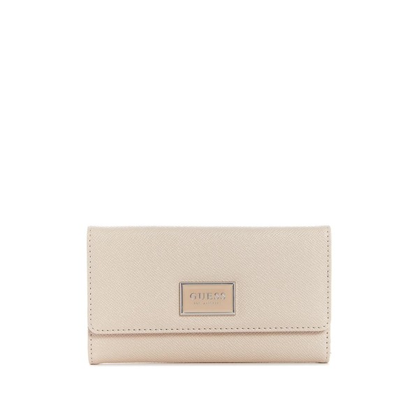 GUESS Factory Abree Glitter Slim Clutch Wallet