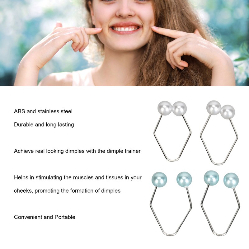 2 Pairs Dimple Trainer Stainless Steel Easy to Wear Develop