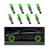 Dickno 8PCS LED Tire Valve Stem Cap Lights, Neon Spoke