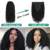 Humistwbiu Kinky Curly Clip ins Human Hair 3C 4A Curly
