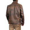 Distressed Leather Jacket - Mens Leather Jacket
